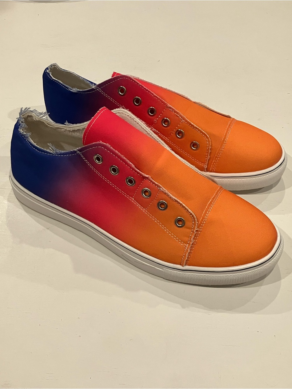 Colorful Slip-On Canvas Sneakers